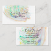 carte de visite de conception de peinture abstrait (Devant / Derrière)