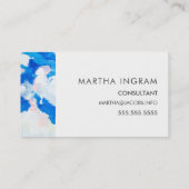 Carte de visite de conception de peinture abstrait (Dos)