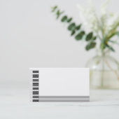 Carte de visite de conception de piano (Debout devant)