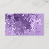 Carte de visite de conception de splash moderne co (Dos)