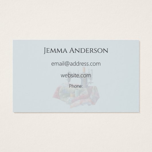 Carte de visite de conception de surfaces composée (Dos)