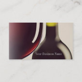 Carte de visite de conception de vin (Dos)