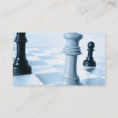 Carte de visite de conception d'échecs (Dos)