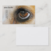 Carte de visite de conception d'oeil de chien de (Devant / Derrière)