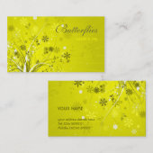 Carte de visite de conception florale (Devant / Derrière)