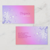 Carte de visite de conception florale (Devant / Derrière)