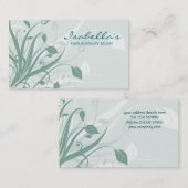 Carte de visite de conception florale (Devant / Derrière)