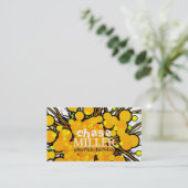 Carte de visite de conception graphique cool (Debout devant)