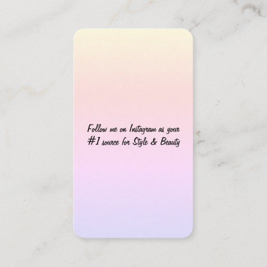 CARTE DE VISITE de conception OMBRE (Dos)