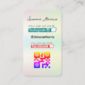 CARTE DE VISITE de conception OMBRE (Devant)