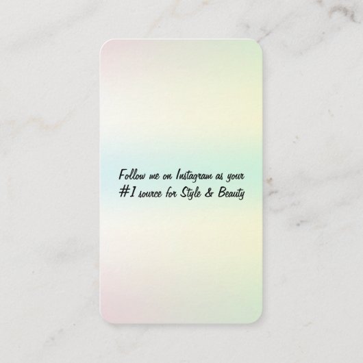 CARTE DE VISITE de conception OMBRE (Dos)