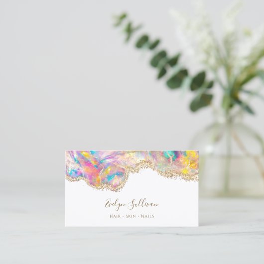 carte de visite de conception optique (Debout devant)