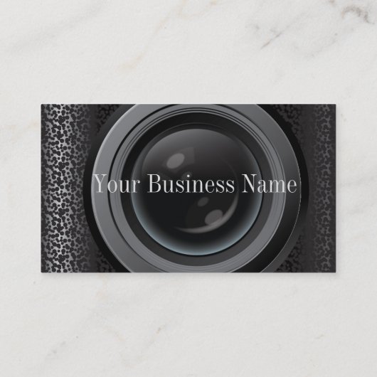 Carte de visite de conception photographique (Dos)
