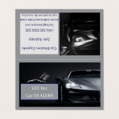 Carte de visite de concessionnaire automobile (Extérieur déplié)