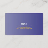 Carte de visite de concessionnaire automobile (Dos)