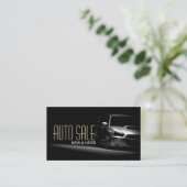 Carte de visite de concessionnaire automobile Atel (Debout devant)