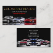 Carte de visite de concessionnaire automobile, aut (Devant / Derrière)