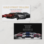 Carte de visite de concessionnaire automobile, aut (Devant / Derrière)