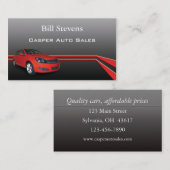 Carte de visite de concessionnaire automobile d'oc (Devant / Derrière)