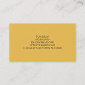 Carte de visite de concessionnaire automobile Moto (Dos)