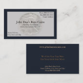 Carte de visite de concessionnaire de pièces (Devant / Derrière)