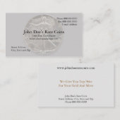 Carte de visite de concessionnaire de pièces (Devant / Derrière)