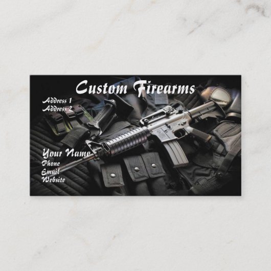 Carte de visite de concessionnaire FFL (Devant)