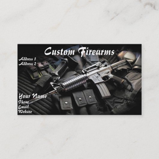 Carte de visite de concessionnaire FFL (Devant)