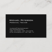 Carte de visite de conditionnement physique Red Bl (Dos)