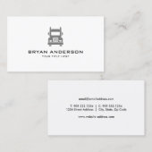 Carte de visite de conducteur de camion minimal (Devant / Derrière)