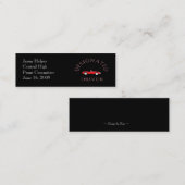 Carte de visite de conducteur indiqué (Devant / Derrière)