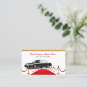 Carte de visite de conduite de voiture de ville no (Debout devant)