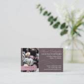 Carte de visite de confiseur (Debout devant)