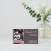 Carte de visite de confiseur (Debout devant)