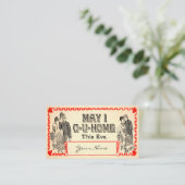 Carte de visite de connaissance vintage (Debout devant)