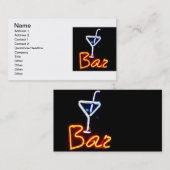 Carte de visite de connexion à la barre (Devant / Derrière)