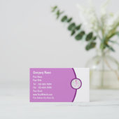 Carte de visite de conscience de cancer du sein (Debout devant)