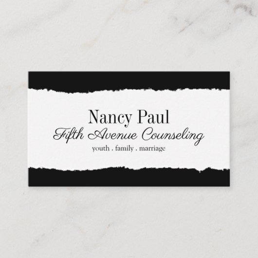 Carte de visite de conseil (Devant)