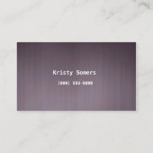  Carte de visite de conseil (Dos)