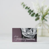 Carte de visite de conseil familial (Debout devant)