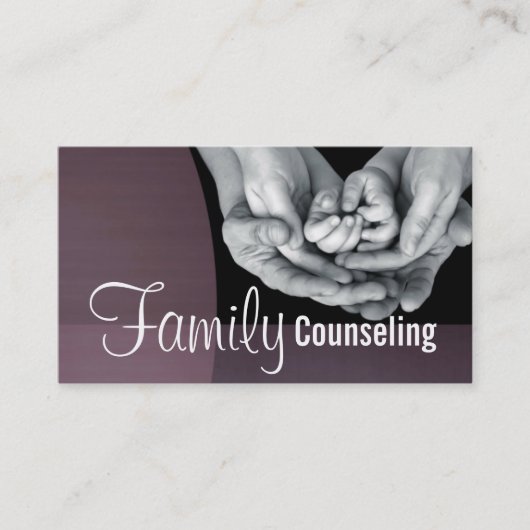 Carte de visite de conseil familial (Devant)