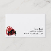 Carte de visite de conseil professionnel (Dos)