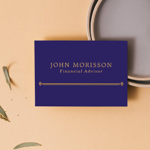 Carte de visite de conseiller financier Personna