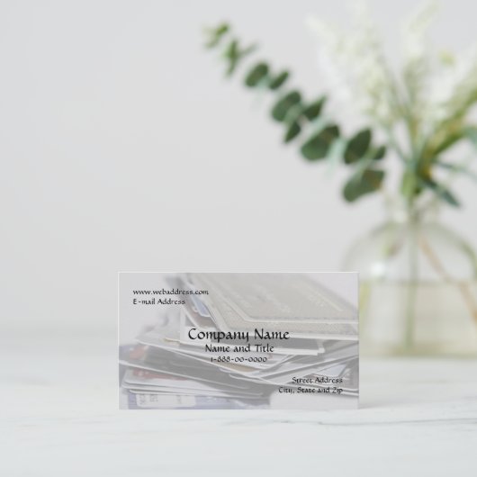 Carte de visite de consolidation de la dette (Debout devant)