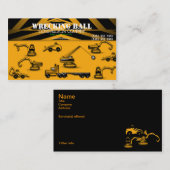 Carte de visite de constructeur de construction (Devant / Derrière)