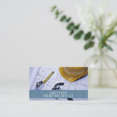 Carte de visite de construction (Debout devant)