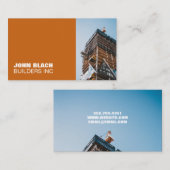 Carte de visite de construction (Devant / Derrière)