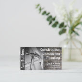 carte de visite de construction (Debout devant)