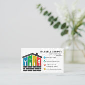 carte de visite de construction (Debout devant)