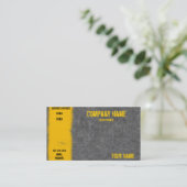 Carte de visite de construction (Debout devant)